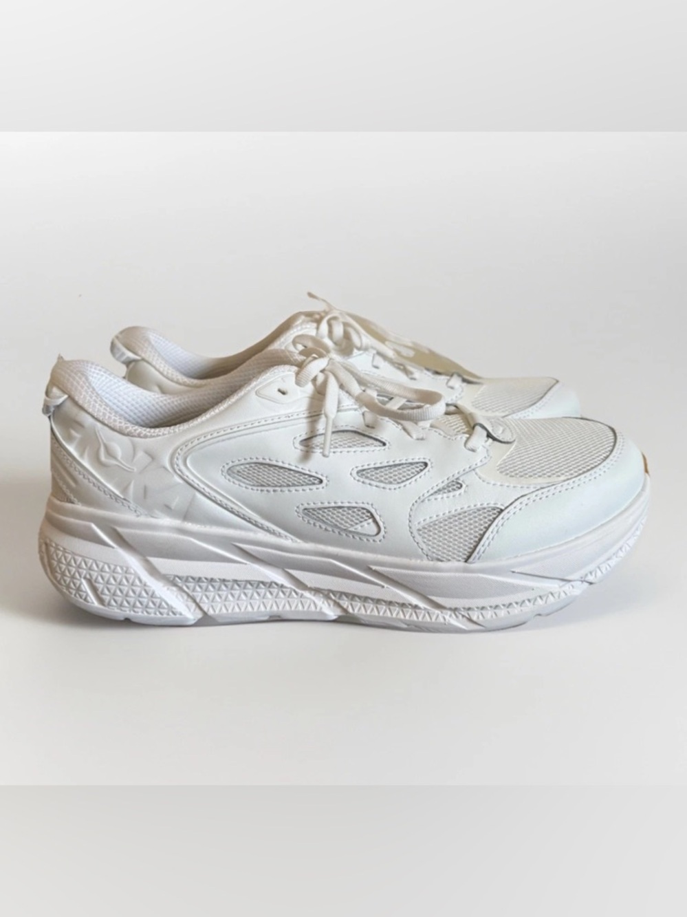 Hoka Clifton L Athletics Sneakers Unisex Women's  11 White Mens Sz 10 Shoes New